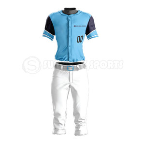 Uniforme de maillot de baseball personnalisé fabriqué en usine OEM pour les jeunes sur mesure uniforme de baseball de conception pour la meilleure vente - Product Image 1