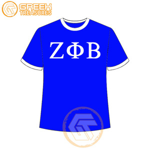 T-shirt pour femmes Zeta Phi Beta personnalisé en gros vêtements de sororité t-shirts en coton vêtements de fraternité pour femmes plus fines - Product Image 3