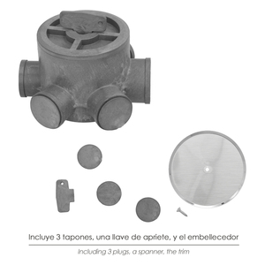 Siphon en PVC pour bateau O/ 110 mm. Hauteur 105 mm. - Product Image 5