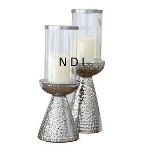 Bougeoir pilier en métal, support de bougie, bâton gravé à la main de meilleure qualité pour les dîners et les fêtes, utilisation de décoration de table - Product Image 4