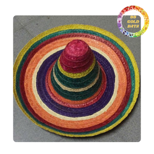 Chapeau de paille coloré du Viet Nam | Pour une utilisation extérieure décontractée et un festival | Approvisionnement en vrac disponible - Product Image 6