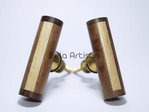 Manijas y Tiradores de Puerta Naturales EcoLuxe, Tiradores de Madera Sostenibles de Alta Calidad para Armarios y Cajones, para Hogares Modernos y Rústicos - Product Image 3