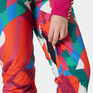 Pantalon de ski pour femme, fournisseur OEM, coupe sur mesure avec doublure thermique en tissu imperméable et coupe-vent et services de marque privée - Product Image 2