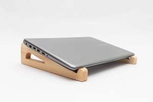 Rehausseur d'ordinateur portable en bois écologique, bois durable, approvisionnement en vrac direct d'usine - Product Image 2