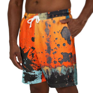 Short imprimé taille moyenne avec poches latérales Short de jogging pour homme Nouvelle arrivée Jogger Jogging Shorts - Product Image 3