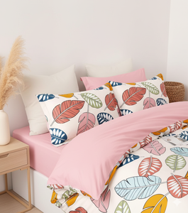 Juego de Ropa de Cama Premium de 4 Piezas, Tejido Doble Moderno, Suave y Duradero, Algodón Lavado, Calidad de Hotel - Product Image 2