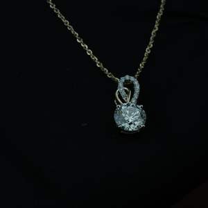 Premium Women's 2.10ct Lab Grown Diamond Light Weight Pendant Gold Rose Gold Silver Round Igi Sgl Wholesale Oem Odm - Product Image 4