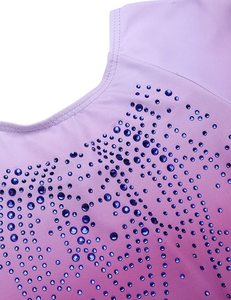 Nuevo Conjunto de Danza con Pedrería de Alta Calidad, Leotardo Ligero Sublimado Brillante, Ajuste Perfecto para Niños - Product Image 3