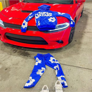 Custom Winter Heavyweight Acid Wash <b>Sweat</b> Suits Cotton Applique Embroidery Patch Quick Dry Breathable Streetwear Zip Hoodies - Product Image 3