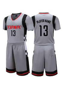 Ensemble de shorts de basket-ball personnalisés en sublimation en gros, respirant, grande taille, concevez le vôtre - Product Image 4