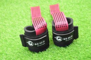 Power Straps Figure 8 Lifting Strap Anti-Slip Adjustable High Stretch Lightweight Neoprene Elastic for <b>Strength</b> <b>Training</b> Gym - Product Image 3