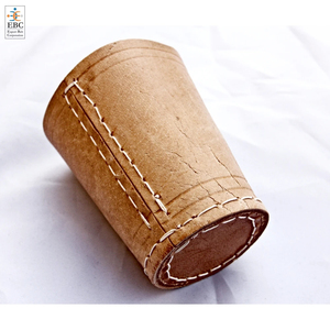 Vaso para Dados de Cuero Natural Personalizado – Juego de Vasos para Dados de Cuero Crudo Hechos a Mano - Product Image 6