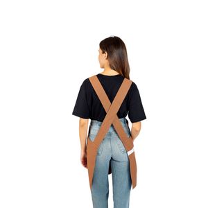 Delantal de Cintura Odaiba Marrón de Cuero Genuino y PU, Delantal Resistente para Chef, Barbero, Carnicero, Jardinero y Soldador - Product Image 2