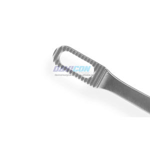 Pince à griffes pour nœuds - Manuelle, droite, 11 mm, mâchoires oblongues dentelées, tige de 5 mm, verrouillage, acier inoxydable, 16'' (40,5 cm) VATS - Product Image 5