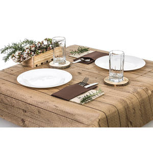 Mantel con Estampado de Madera Eco Nature 100x100cm, Eco Nature, Venta al por Mayor, B2B - Product Image 1