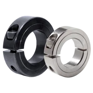 High quality black or zinc galvanized set screw and clamp shaft collar and single split shaft collar