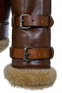 Veste longue en fourrure marron à col long, style vintage, en cuir véritable, en peau de mouton douce polie à la main, design en peau de mouton, mode masculine d'hiver - Product Image 3