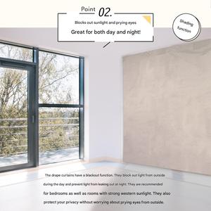 Cortinas y cenefas planas para dormitorio de decoración interior clásica de nuevo diseñador con característica lavable Precio razonable - Product Image 4