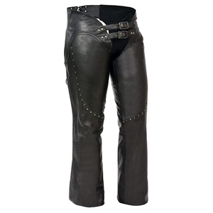 Nuevo diseño de cuero de estilo personalizado Chaps de cuero genuino suave de la mejor calidad Chaps completos en precio al por mayor - Product Image 2