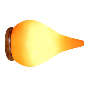 Lámparas de Sal de Roca Pura Hechas a Mano, Lámpara de Sal del Himalaya USB con Forma de Lágrima y Base de Madera para Decoración de Habitaciones - Product Image 6