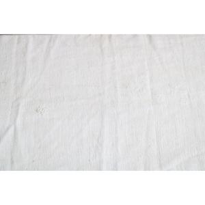 Alfombra Turca Vintage de Patchwork, 2.6x5.3 pies (80x163 cm), Lana Blanca Ecológica con Respaldo de Látex - Product Image 5