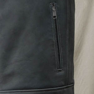 Veste en cuir véritable de vache 2026, coupe ajustée, style motard, veste bomber vintage de luxe, streetwear élégant pour l'hiver - Product Image 6