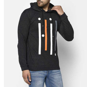 Haute qualité personnalisé hommes sweats à capuche unisexe Style tendance poches kangourou 100% coton saison d'hiver uni teint différentes couleurs - Product Image 3