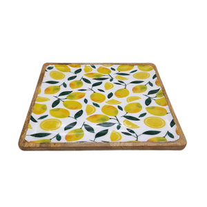 Bandeja cuadrada de hierro para servir, bandeja decorativa de Color verde brumoso para cocina y decoración de boda, hecha a mano, personalizada - Product Image 3