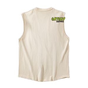 เสื้อกล้ามผู้ชายคลาสสิก ผ้าคอตตอนริบบ์ ยืดหยุ่นได้ เหมาะสำหรับออกกำลังกาย เสื้อซับในแขนกุด ใส่สบายๆ ในฤดูร้อน ขายส่ง - Product Image 2