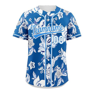 Customized Sublimation Baseball Jersey for <b>Men</b> Pinstripe Purple Stripe T-<b>Shirt</b> Jacket <b>Printed</b> Sportswear Jersey - Product Image 6