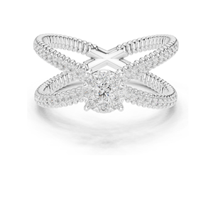 0.386 CT Lab-Grown Diamond <b>Ring</b> for Women VVS-VS EF Clarity 18KT, 14KT, 10KT Gold & 925 <b>Silver</b> Rose, Yellow, White Gold & - Product Image 1