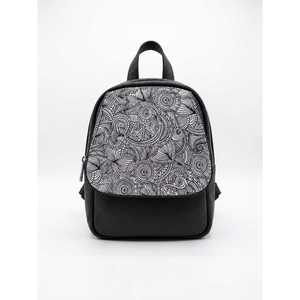 Sac à dos bohème résistant à l'eau pour femme AP IDEA MODA, en cuir véritable Dollaro traité au laser, fabriqué en Italie - Art.26145 pour un usage quotidien - Product Image 1