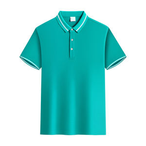 Meilleure vente de haute qualité personnalisé polo pour hommes à manches courtes affaires polo t-shirt solide personnalisable coton grande taille - Product Image 6