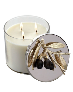 Pot de cire transparent de luxe 8 oz bocaux à bougie en verre avec couvercles de fleurs en vrac prix de gros fournisseur indien fabricant - Product Image 4