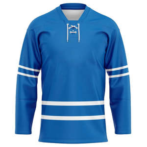 Jersey de Hockey sobre Hielo con Logotipo Personalizado, Diseño Personalizado, Ropa de Hockey sobre Hielo al por Mayor, 100% Poliéster, Transpirable, de Secado Rápido, OEM - Product Image 1
