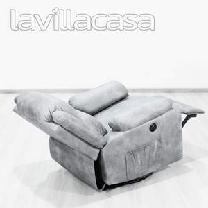 Comodidad de triple acción: sillón reclinable deslizante giratorio con controles eléctricos - Product Image 2