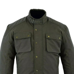 Vente de gros Veste de moto de course personnalisée de la meilleure qualité Service OEM Veste de motard en cuir imperméable et coupe-vent - Product Image 6