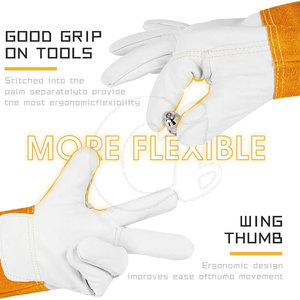 Vêtements de protection Gants de soudage Tig Nouveau style Gants de soudage Tig Design unique Gants de soudage Tig - Product Image 4
