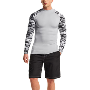 Rashguard pour hommes en sublimation, logo personnalisé, vêtements d'arts martiaux, rashguard d'entraînement, rashguard de Jiu Jitsu BJJ - Product Image 4