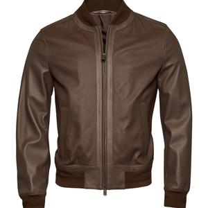 Manteau d'hiver en cuir de haute qualité Veste en cuir vintage pour homme Moto Racer Cuir de vache véritable - Product Image 1