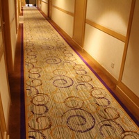 Tapis sur mesure de haute qualité pour hôtel 5 étoiles, couloir, ignifuge B1, tapis Axminster du mur au mur
