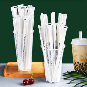 Pajitas de Caña de Azúcar Compostables de Calidad Premium, Reutilizables y Desechables para Bebidas, Ideales para Viajes - Product Image 6