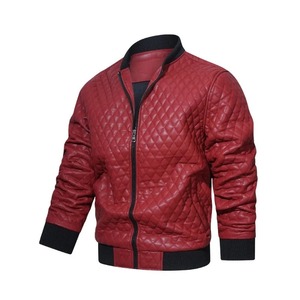 Chaqueta de Motociclista Varsity para Hombre, Diseño Personalizado con Logotipo, Cuero Vacuno, Tela de Lona, Impermeable y Ecológica - Product Image 3