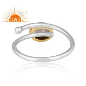 Best Selling 925 Sterling Silver Natural Rainbow <b>Moon</b> Gemstone Stackable <b>Ring</b> Custom Jewelry Manufacturer - Product Image 4