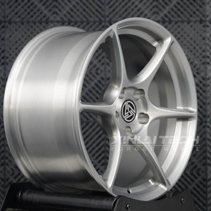 Ruedas Deportivas Cóncavas Monobloque Forjadas de Alta Resistencia BJXL de 6 Radios en Plata Pulida de 19, 20 y <span class=keywords><strong>21</strong></span> Pulgadas para Mercedes C63 AMG W206 W213 - Product Image 2