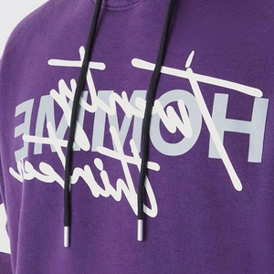 Venta al por mayor Sublimación 100% Poliéster Liso Conjunto Sudaderas con capucha Logotipo personalizado Estilo acampanado Chándales POR INCREÍBLES - Product Image 3