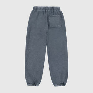 Pantalons de survêtement empilés Hip Hop pantalons évasés en coton éponge français pour hommes pantalons de survêtement baggy à jambes larges personnalisés pour hommes - Product Image 3