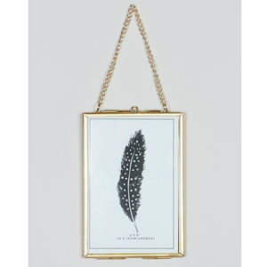 Latest Creative Design Rectangle Shape Brass Border Transparent <b>Glass</b> <b>Picture</b> Gold Finish Hinged Hanging Photo <b>Frame</b> <b>for</b> Office - Product Image 2