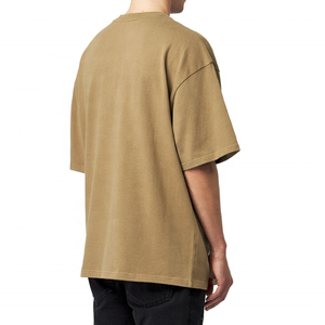 2025 gran oferta personalizada Unisex 100% algodón estampado suelto Camiseta de algodón pesado 160 Gsm Camiseta lisa de gran tamaño para hombres - Product Image 3