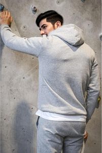 Conjunto de Sudadera con Capucha y Pantalones Unisex de Felpa Francesa de 300 g/m² con Estampado Invernal Personalizado y Logotipo Bordado, Estilo Urbano en Beige Arena - Product Image 4